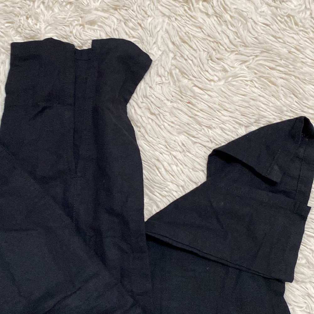 Motel Pants Flare Slit Gesta Trouser black Sz small 28 NWT - Picture 6 of 11